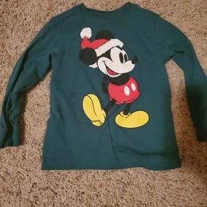 Santa mickey shirt